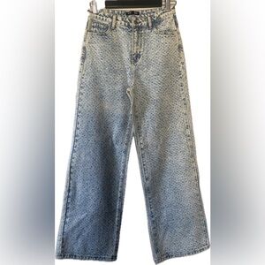 Steve Madden Avaline Rhinestone High Rise Denim Jeans